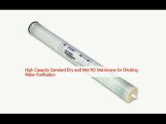 Membrana RO secca e umida standard ad alta capacità per la depurazione dell'acqua potabile