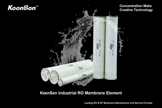 Desalinizzazione dell'acqua di mare SW-8040HF Membrana di osmosi inversa dell'acqua di mare Alto rigetto 99,80% e grande flusso permeabile 9000GPD
